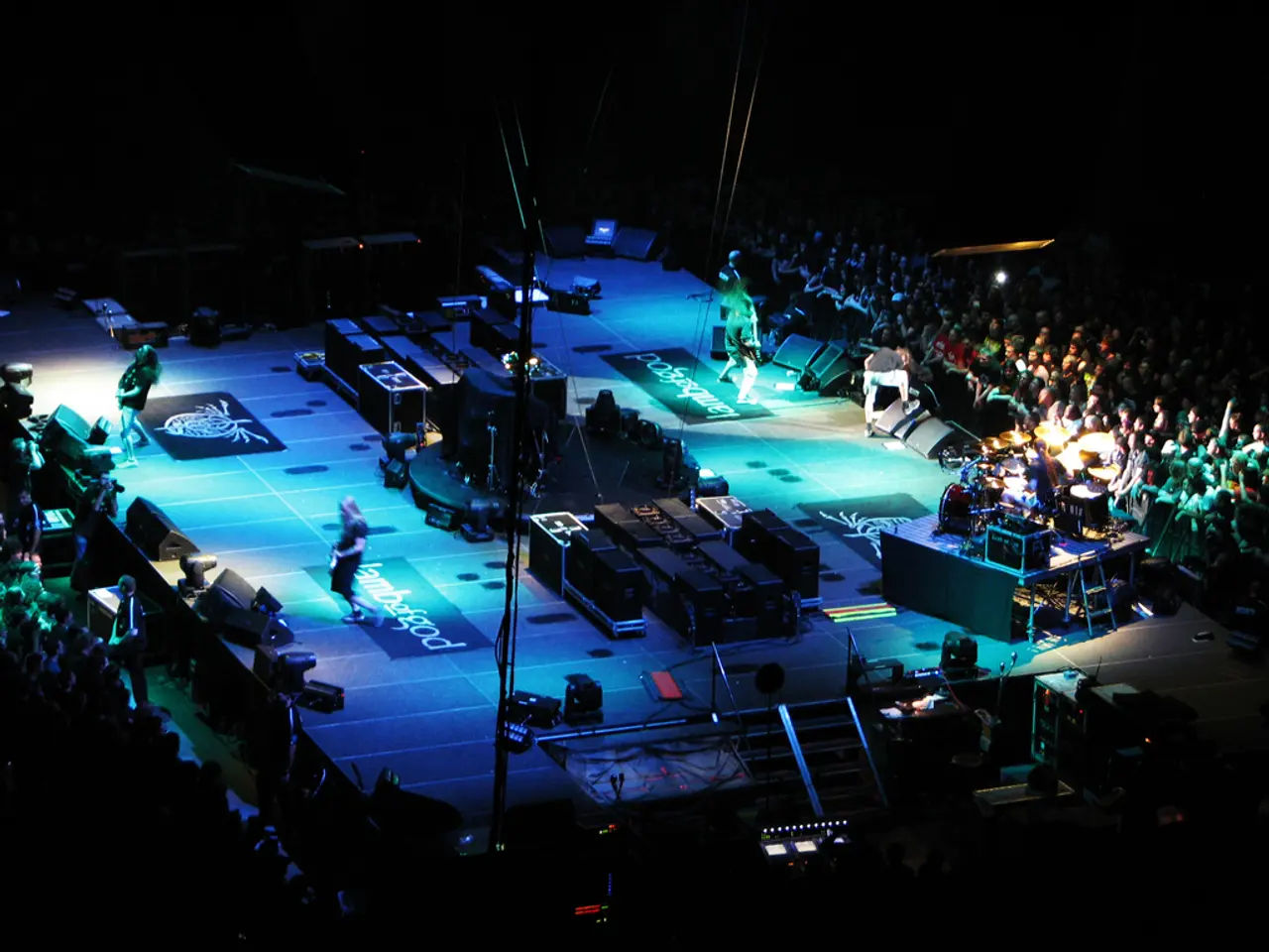 Dazzling Display: VIVID Impresses Audience with Electric 'High in Japan' Show at Niukawakami Shrine