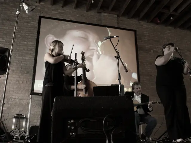 Austrian Eurovision victor JJ, a countertenor, performed with the Vienna Opera.